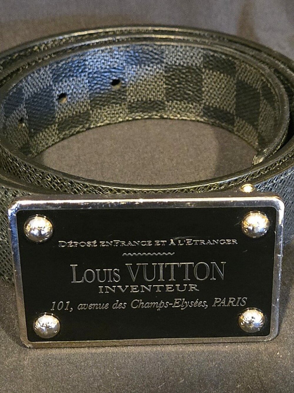 Authentic Louis Vuitton Men’s Belt – Size 38 – Very Good Condition